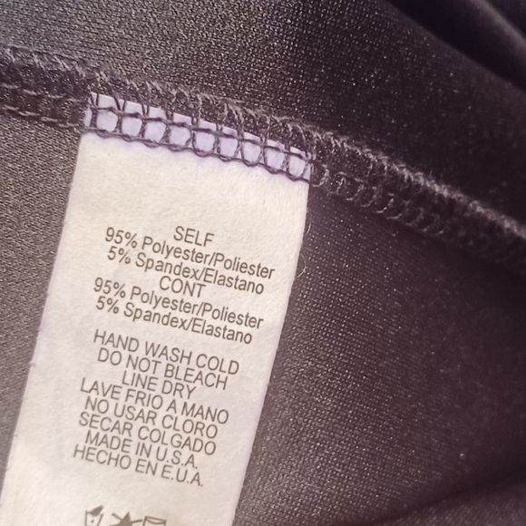 GSW Women's Black with Red Trim Plus Size 1X 2X Bootcut Pants NWT - Picture 5 of 9